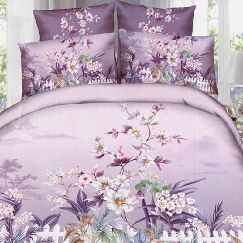 Lenjerie de pat digital print 3D (FLOWER GARDEN)
